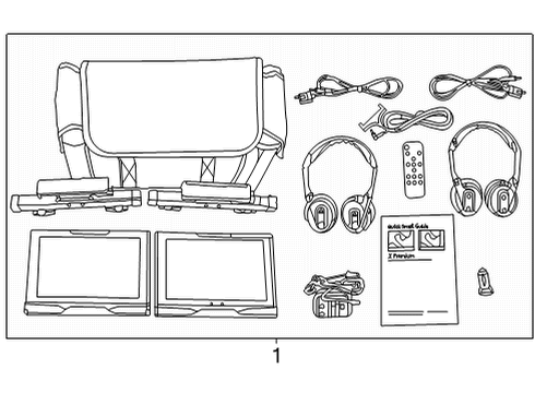 2023 Ford F-150 Entertainment System Components Diagram 1 - Thumbnail