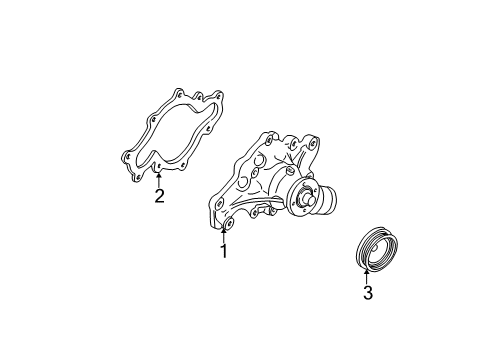 1999 Ford Explorer Water Pump Diagram