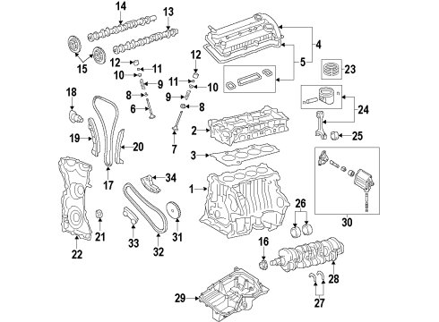 2009 Ford Focus Transmission Mount Diagram for 8S4Z-6068-A