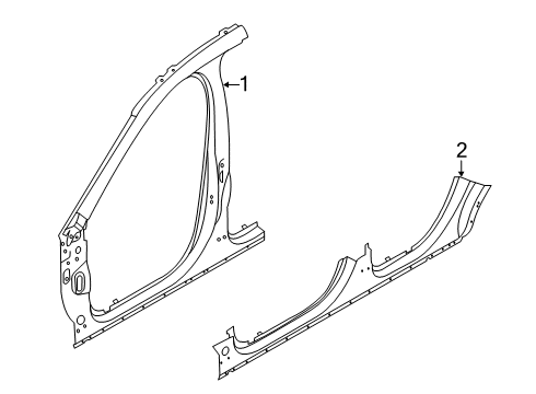 2022 Ford Escape Aperture Panel Diagram