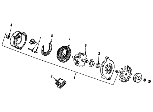 1995 Lincoln Mark VIII Alternator Diagram