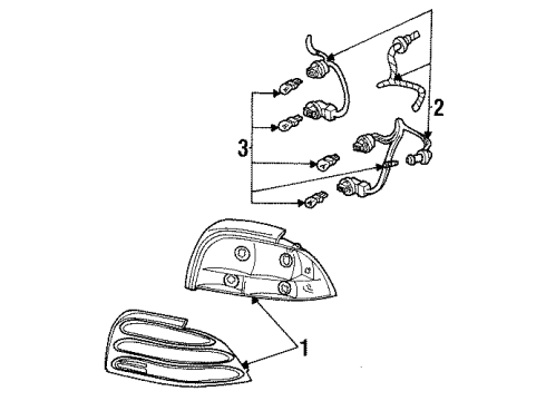 1994 Ford Mustang Bulbs Diagram