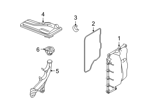 2008 Ford Taurus Transaxle Parts Diagram