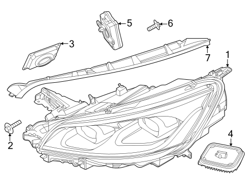 2023 Lincoln Aviator Control Module Diagram for LC5Z-13C788-G