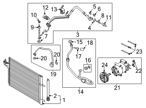 2013 Ford Escape Switches & Sensors Diagram 1 - Thumbnail