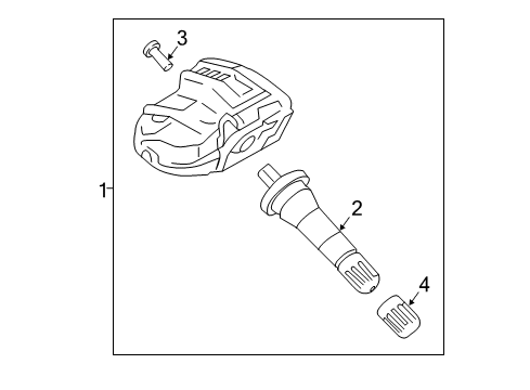 2019 Lincoln Continental Tire Pressure Monitoring Diagram