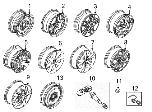 2011 Ford Fusion Wheels Diagram