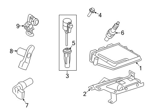 2012 Lincoln MKZ Powertrain Control Diagram 1 - Thumbnail