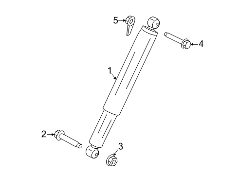 2015 Ford F-150 Shocks & Components - Rear Diagram