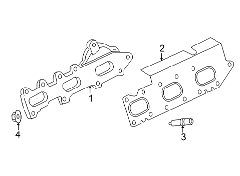 2022 Ford F-150 Exhaust Manifold Diagram 2 - Thumbnail