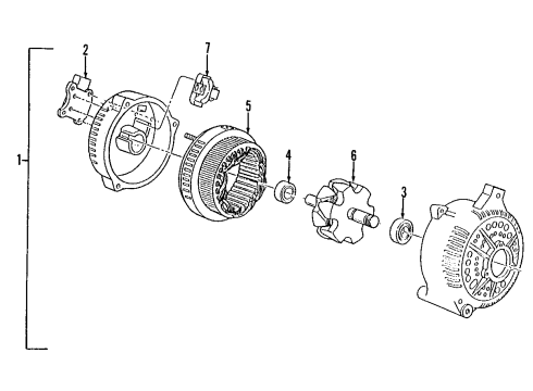 1996 Mercury Mystique Alternator Diagram