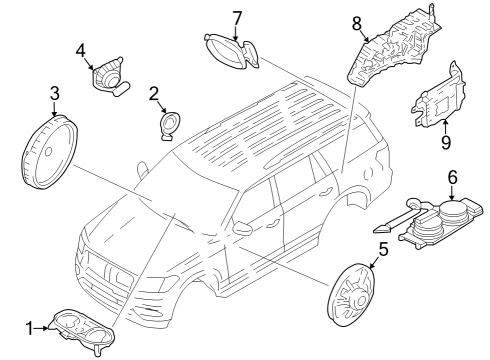 2023 Lincoln Navigator Sound System Diagram 2 - Thumbnail