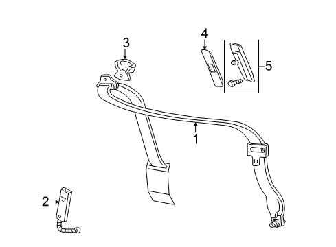 2004 Ford Excursion Front Seat Belts Diagram