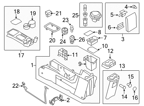 2009 Ford Escape Finish Panel Diagram for 8M6Z-78045A76-AA