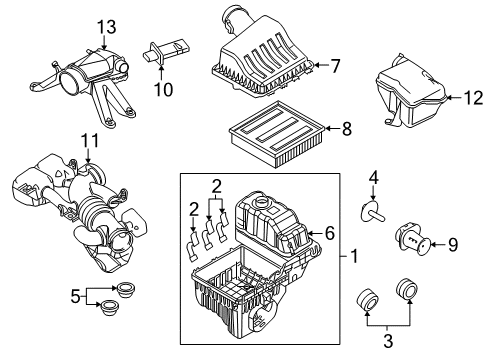 2012 Lincoln Navigator Air Intake Diagram