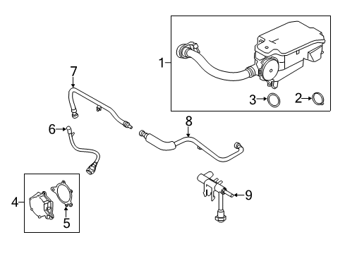 2020 Ford F-350 Super Duty Emission Components Diagram 5 - Thumbnail
