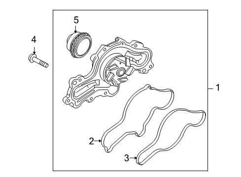 2012 Ford Taurus Water Pump Diagram 1 - Thumbnail