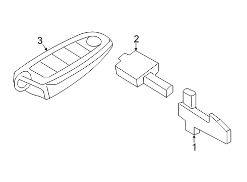 2022 Ford Escape Keyless Entry Components Diagram