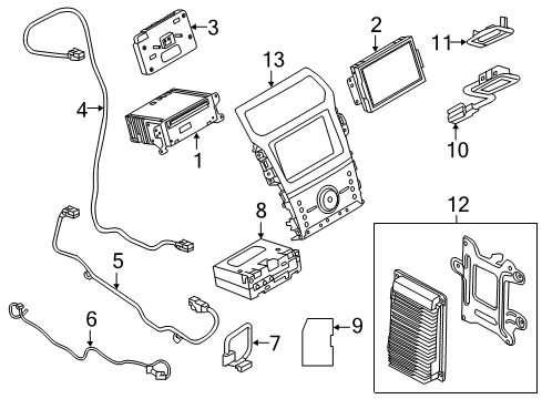 2018 Ford Police Interceptor Utility Sound System Diagram 4 - Thumbnail