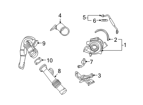 2004 Ford Excursion Turbocharger Diagram