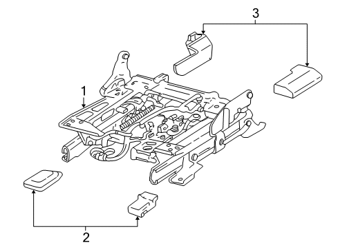 2007 Lincoln Town Car Power Seats Diagram 3 - Thumbnail