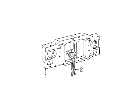1999 Ford Explorer Radiator Support Diagram
