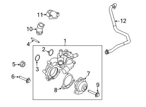 2012 Ford Escape Water Pump Diagram 3 - Thumbnail