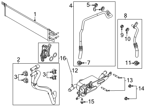 2022 Lincoln Corsair Oil Cooler Diagram 2 - Thumbnail