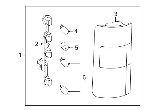 2012 Ford Transit Connect Combination Lamps Diagram