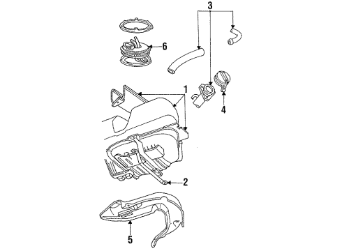1994 Mercury Cougar Fuel Supply Diagram