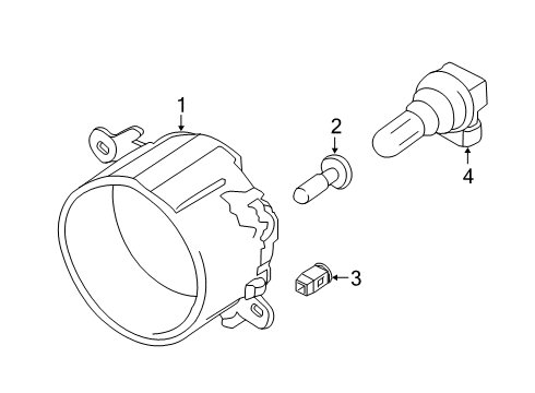 2021 Ford Transit Connect Fog Lamps Diagram