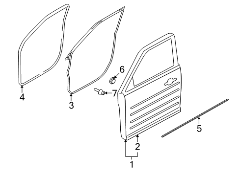 2010 Ford Flex Front Door Diagram