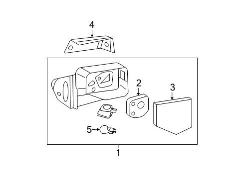 2007 Mercury Mountaineer Outside Mirrors Diagram