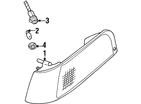 1998 Ford Crown Victoria Side Marker Lamps Diagram