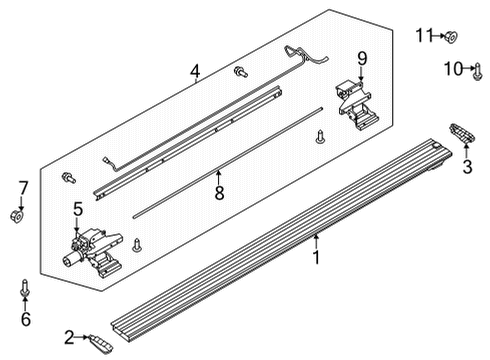 2023 Ford F-150 Running Board Diagram 12 - Thumbnail