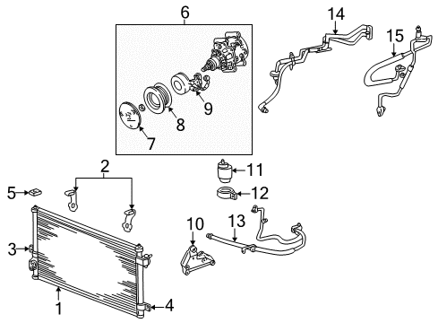 2002 Ford Thunderbird Mount Bracket Diagram for XW4Z-19N586-AA