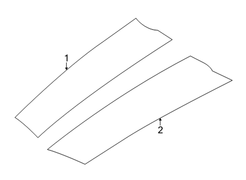 2020 Ford Mustang Stripe Tape Diagram 3 - Thumbnail