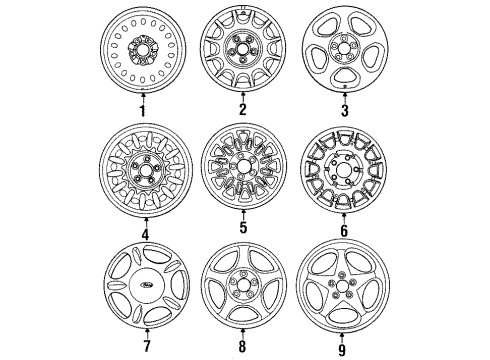 1998 Ford Taurus Wheels Diagram