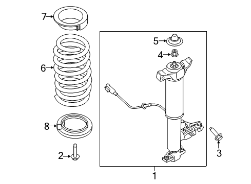2019 Lincoln Continental Shocks & Components - Rear Diagram