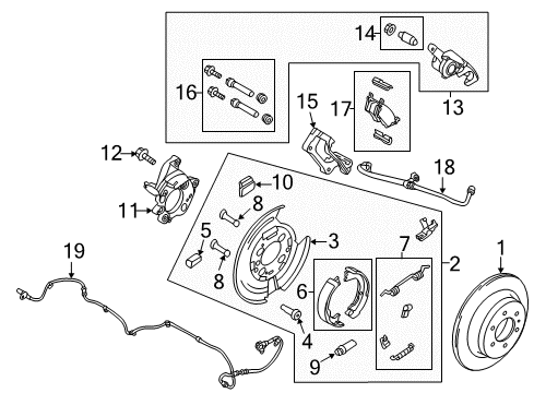 2013 Ford F-150 Control Module Diagram for CL3Z-2C219-E
