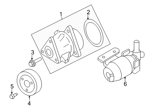 2012 Ford Escape Water Pump Diagram 2 - Thumbnail