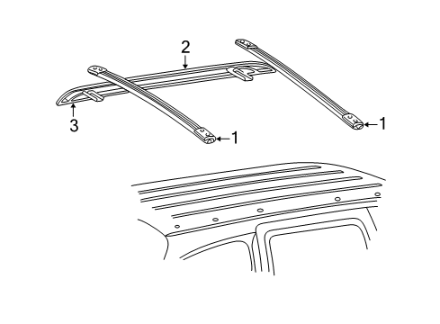 2005 Lincoln Navigator Luggage Carrier Diagram