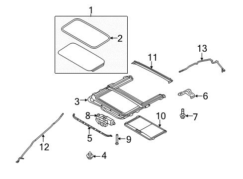 2019 Ford Fiesta Sunroof Diagram