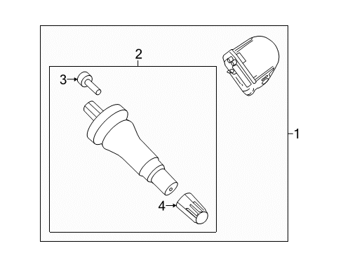 2019 Ford F-150 Tire Pressure Monitoring Diagram