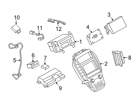 2016 Lincoln MKC Sound System Diagram