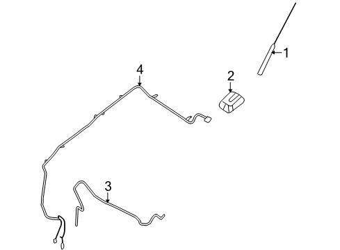 2009 Lincoln MKX Antenna & Radio Diagram