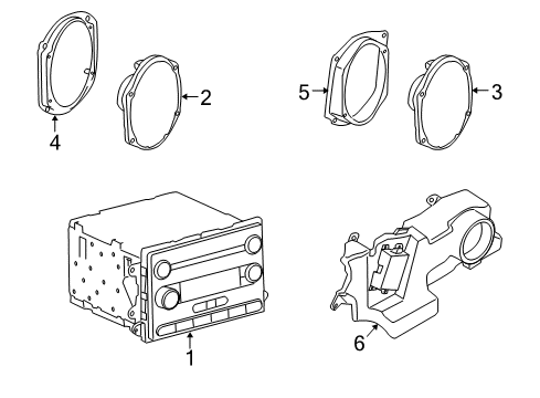 2009 Ford Taurus X Sound System Diagram