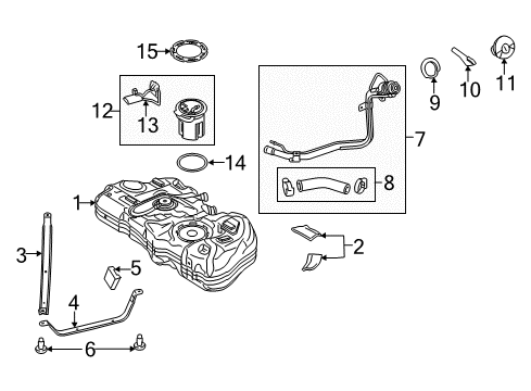 2019 Ford Fiesta Fuel System Components Diagram