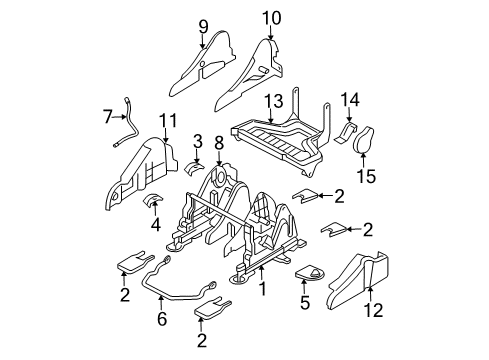 2005 Ford Expedition Tracks & Components Diagram 1 - Thumbnail