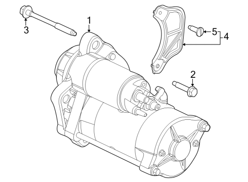 2023 Ford F-250 Super Duty Starter Diagram